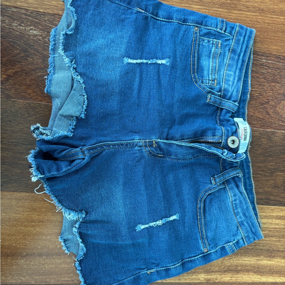 American Eagle Outfitters Dark Blue Jean Shorts